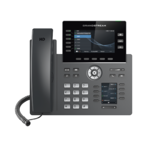 Teléfono IP Wi-Fi, Grado Operador, 6 líneas SIP con 6 cuentas, pantalla a color 4.3, puertos Gigabit, Bluetooth, PoE, codec Opus, IPV4/IPV6 con gestión en la nube GDMS