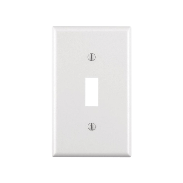 Tapa para Contacto Rectangular Color Blanco.