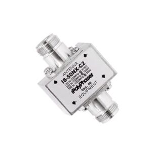 Protector Coaxial RF de CD Para 125 - 1000 MHz Con Ceja lateral y Conectores N Hembra en Ambos Lados, 50 ?