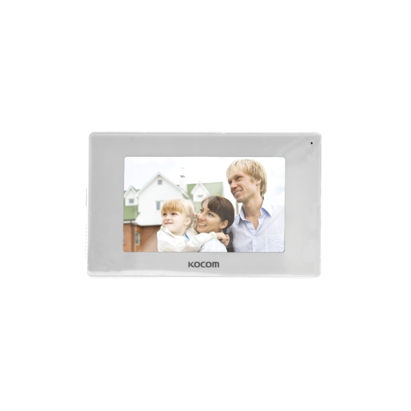 MONITOR 7 COLOR BLANCO, ALTA DEFINICIÓN (HD),TIPO ESPEJO,  CON ENTRADA  MICROSD PARA GRABACIÓN