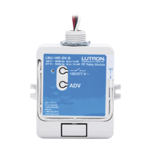 (RadioRA2) Relay control de iluminación, carga 16A, 120/277V, compatible con RadioRA2, RA2Select y RR3.
