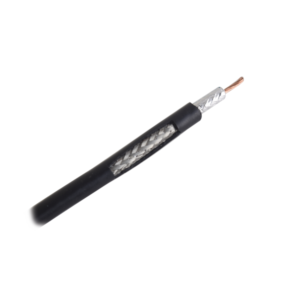 Metro de Cable Coaxial Ultra Flexible LMR240UF de 50 Ohm, Conductor Central de Cobre Trenzado