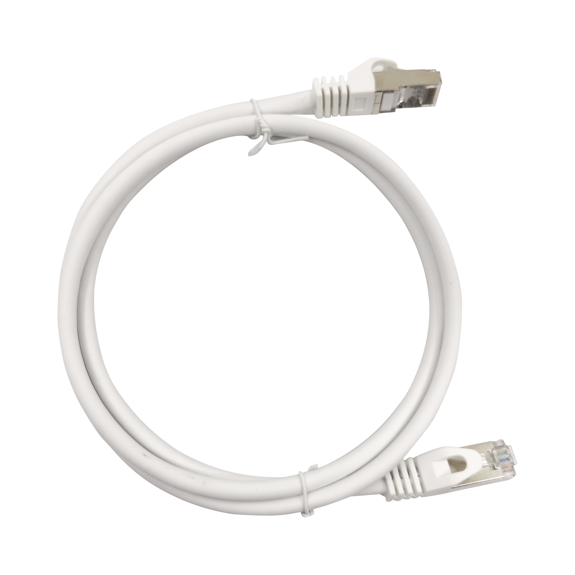 Patch Cord Cat6A 10G blindado 7.0M ( 22.96 ft ) BLANCO