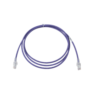 Patch Cord MC6 Modular Cat6 UTP, CM/LS0H, 7ft, Color Violeta, Versión Bulk (Sin Empaque Individual)