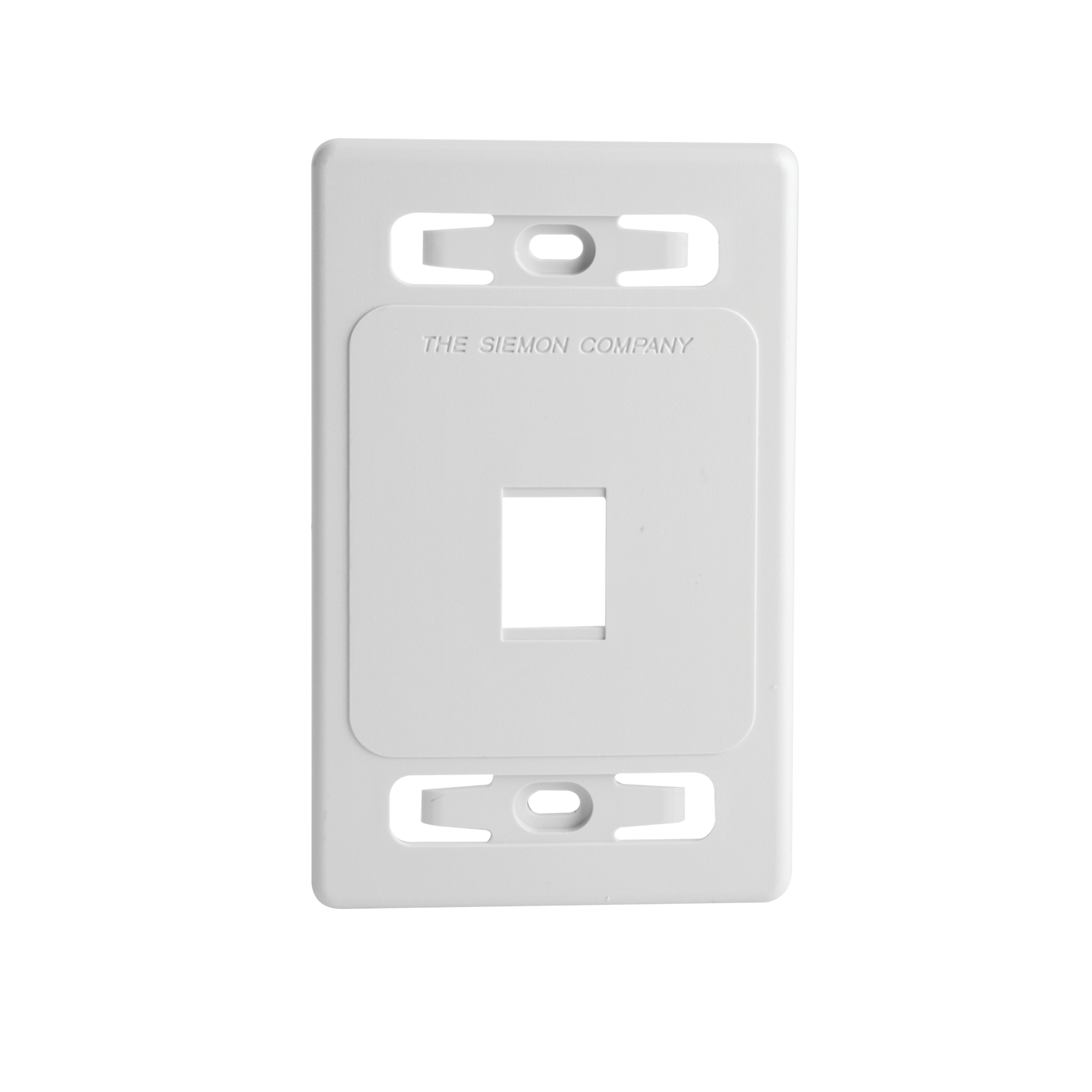 Placa de pared modular MAX, de 1 salida, color blanco