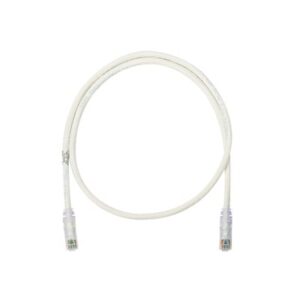 Cable de parcheo UTP Categoría 6, con plug modular en cada extremo - 4.3 m. - Blanco mate
