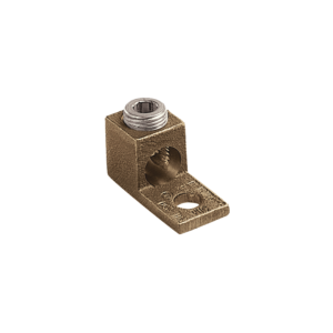 Terminal Tipo Lengüeta Recta de Cobre, Cal. 8 a 1/0 AWG,  Orificio para perno de 5/16 (7.9mm)