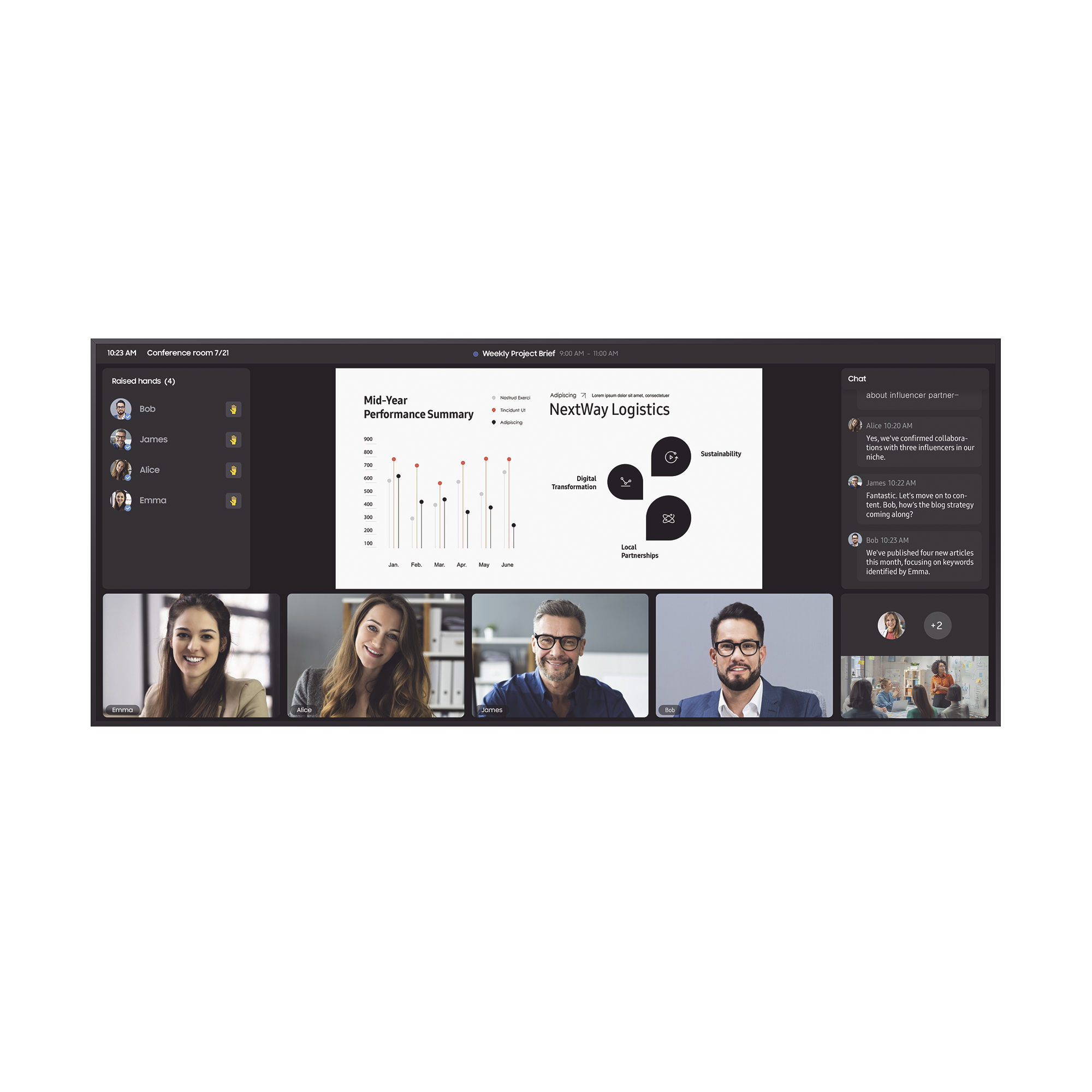 Pantalla Profesional WIDE 105 5K / 500 nits / Para uso 24/7 / Tizen 8 / HDMI / Dysplay port / bocinas integradas / Eco Sensor / Soporta Rotacion de imagen Pivot