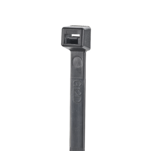 Cincho de Nylon 6.6 StrongHold?,  200mm  largo x 2.5mm ancho, Color Negro, Exterior Resistente a Rayos UV, Paquete de 100pz