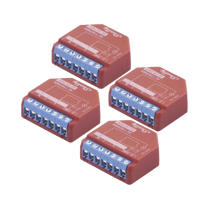 KIT de 4 piezas Relevador inalámbrico inteligente 16A, 110-230 V, medición de consumo, compatible con asistente de voz Alexa, Google Home