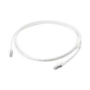 Patch Cord Skinny Cat6A Blindado S/FTP, 7ft, Diámetro Reducido 28 AWG, Color Blanco