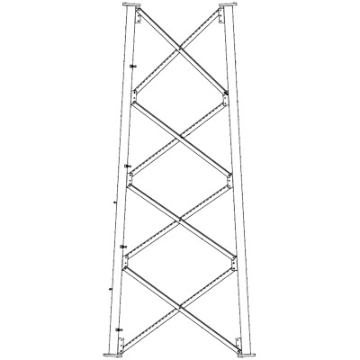 Sección 8 Intermedia para Torre Autosoportada línea SSV (Código de Fábrica: 8N)