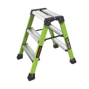 Escalera Plegable 2 Peldaños de Fibra de Vidrio / Tamaño 66 cm ( 2 2).