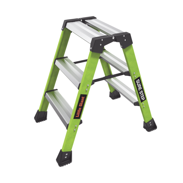 Escalera Plegable 2 Peldaños de Fibra de Vidrio / Tamaño 66 cm ( 2 2).