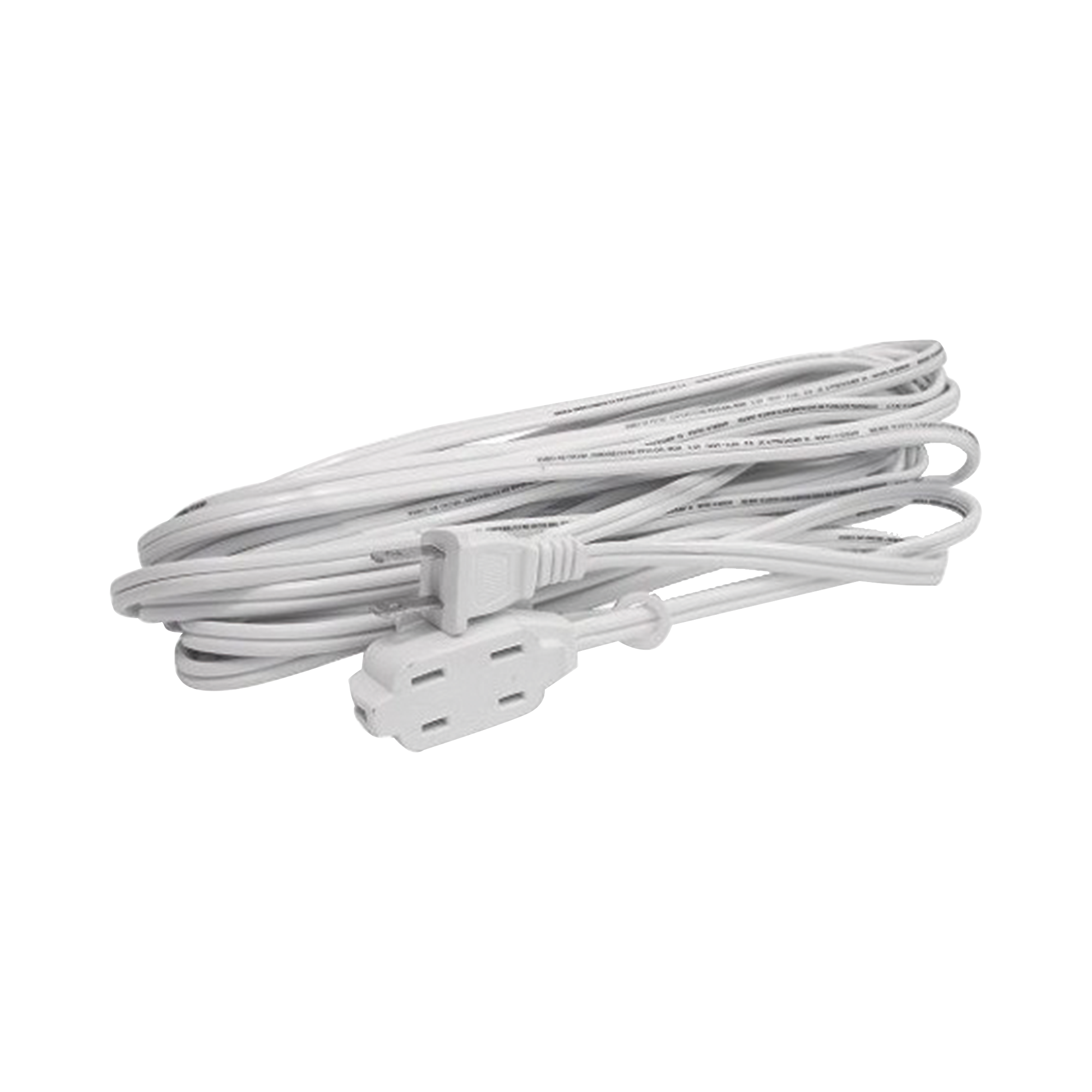 Extensión Eléctrica Doméstica de 5 metros / 127 V CA  8 A Máximo / Color Blanco.