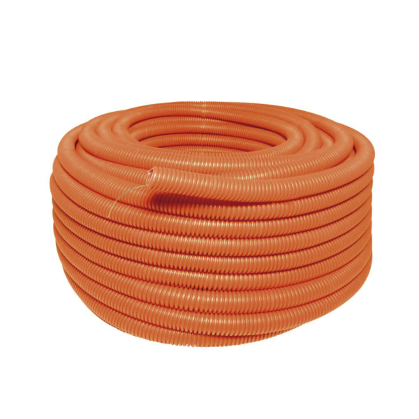 Manguera flexible Reforzada 3/4 x 50 m /Polietileno Alta Densidad HDPE/ Con guía /Resistente a Intemperie.