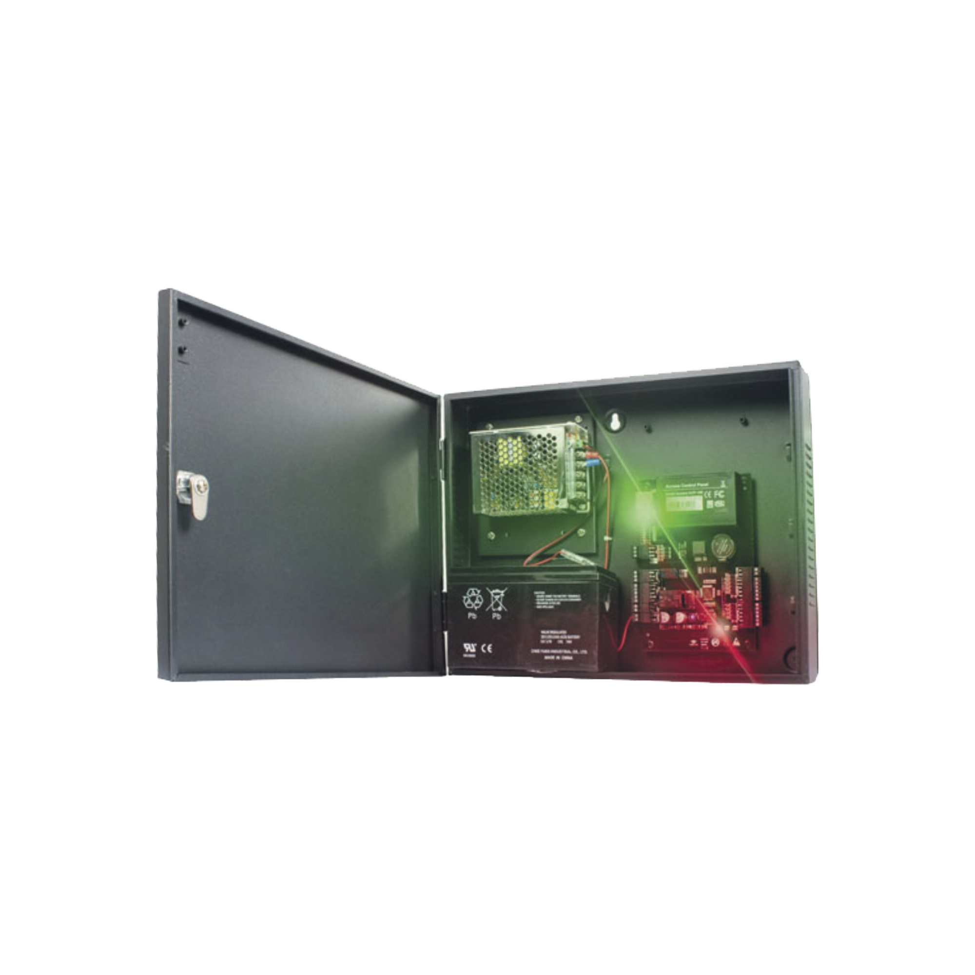 C3400 Panel de Control de Acceso para 4 Puertas / Fácil Administración / 30,000 Tarjetas / Incluye Gabinete y Fuente de Alimentación 12Vcc/3A / Software GRATIS