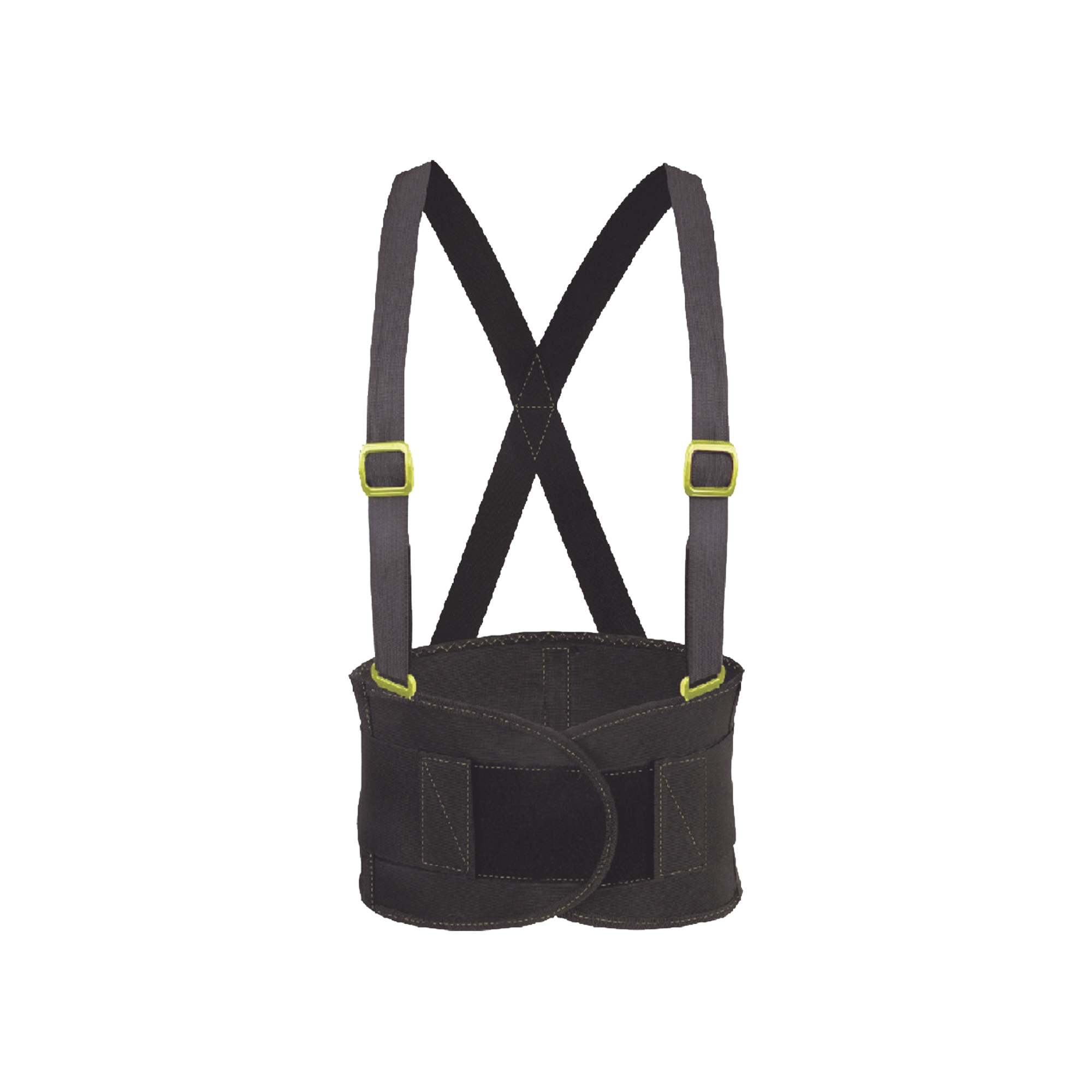 Faja elástica reforzada grande, con cierre delantero y herrajes de plástico.