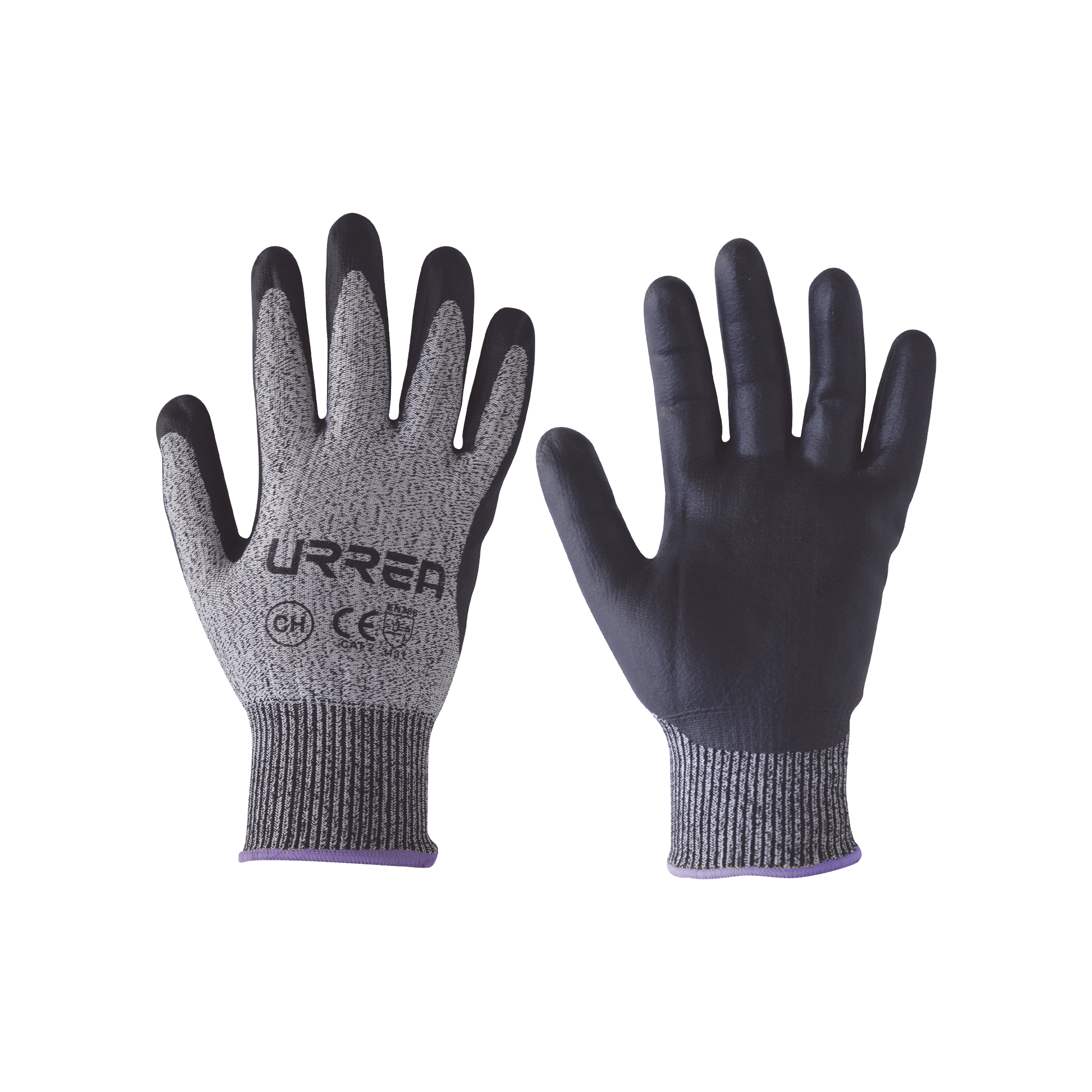 Guantes talla mediana supraneema con recubrimiento de nitrilo.