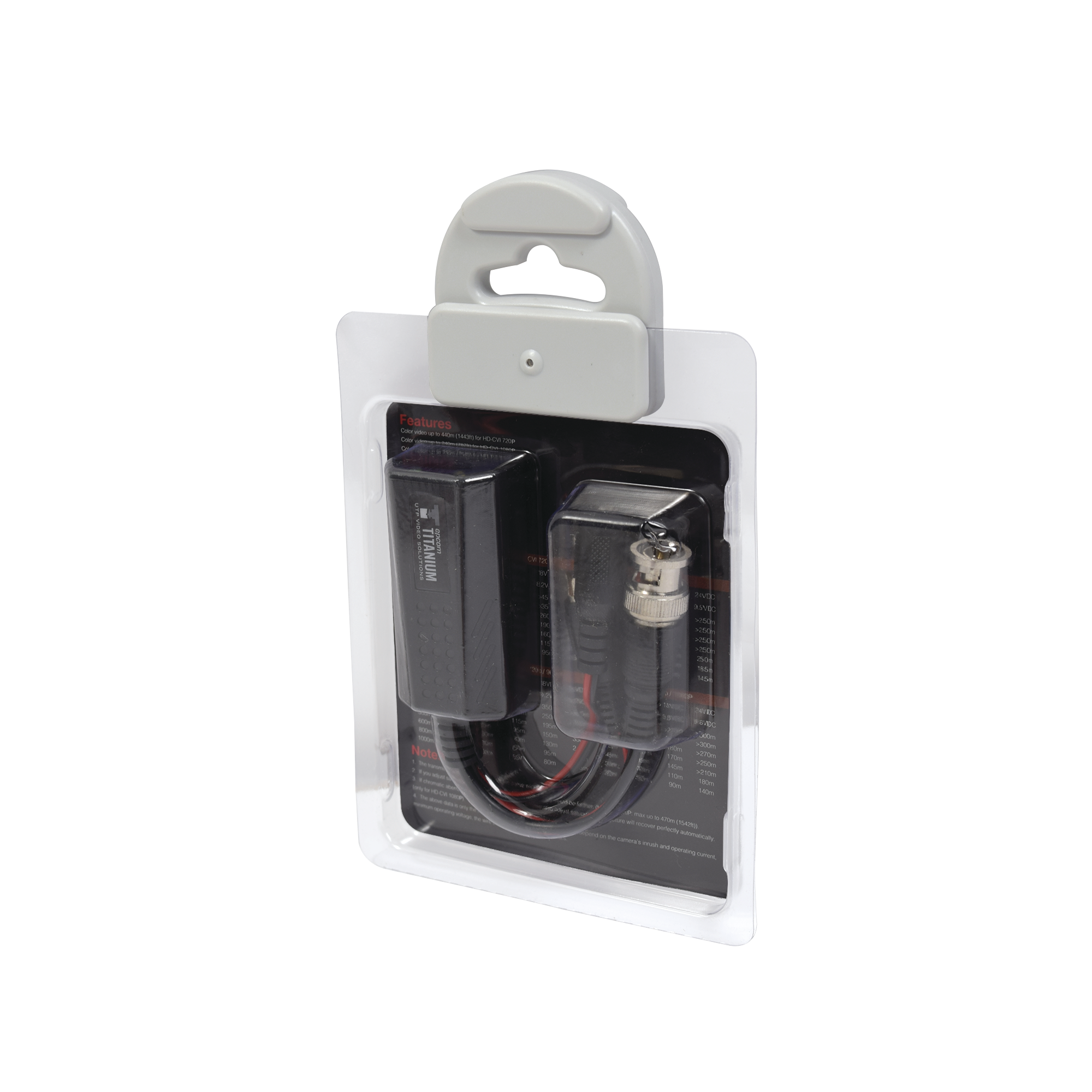 Paquete de 100 Tags RF Para Empaques Tipo Blíster, Color Gris Claro