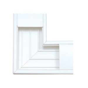 Sección en L color blanco de PVC auto extinguible,  para canaleta TEK100 (5576-12100)