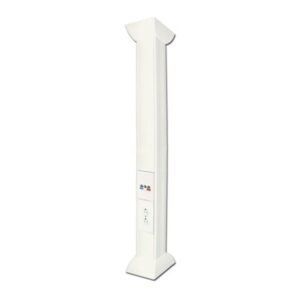 Pole Blanco de 3m para instalaciones eléctricas, voz y datos, No incluye accesorios, se venden por separado los  modelos TEK100DUPLEX( accesorios de fijacion y contacto duplex) y TEK100UNI ( soporte y tapa universal) (13000-01000)