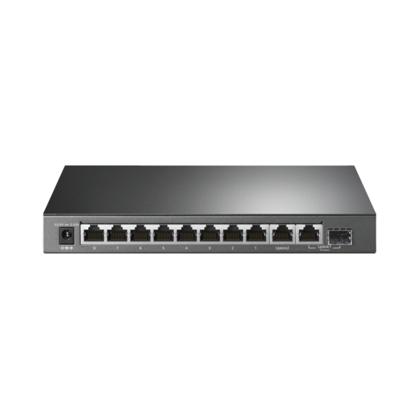 Switch PoE+ No Administrable De Escritorio 10 Puertos / 8 puertos 10/100/1000 Mbps PoE af/at Inteligiente / Presupuesto 123 W / Modo Extendido hasta 250 metros