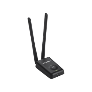 Tp-Link tl-wn8200nd Adaptador de alta potencia USB  inalámbrico/ WiFi N 300 Mbps / Frecuencia de 2.4 GHz / 2 Antenas Externas de 5 dBi / Compatibilidad Windows y Linux