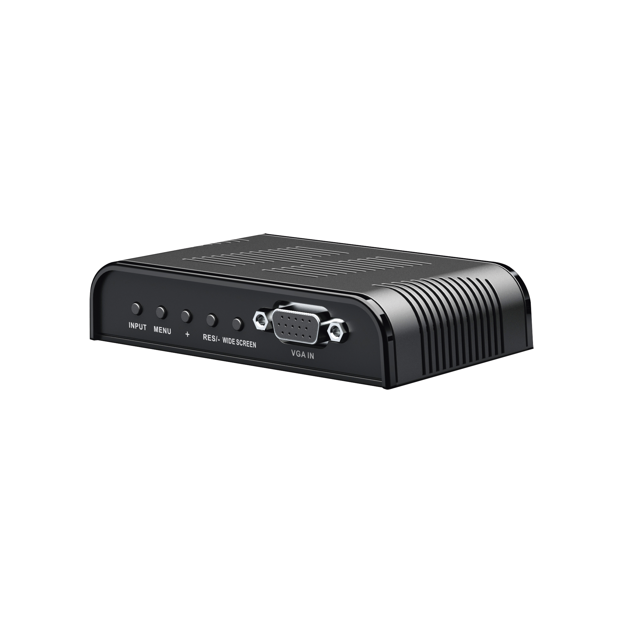 Convertidor de S-VIDEO, BNC (CVBS), VGA a VGA / Resolución 1080P @60Hz / Soporta ajuste de Brillo, contraste, saturación de color / Alimentacion incluida.