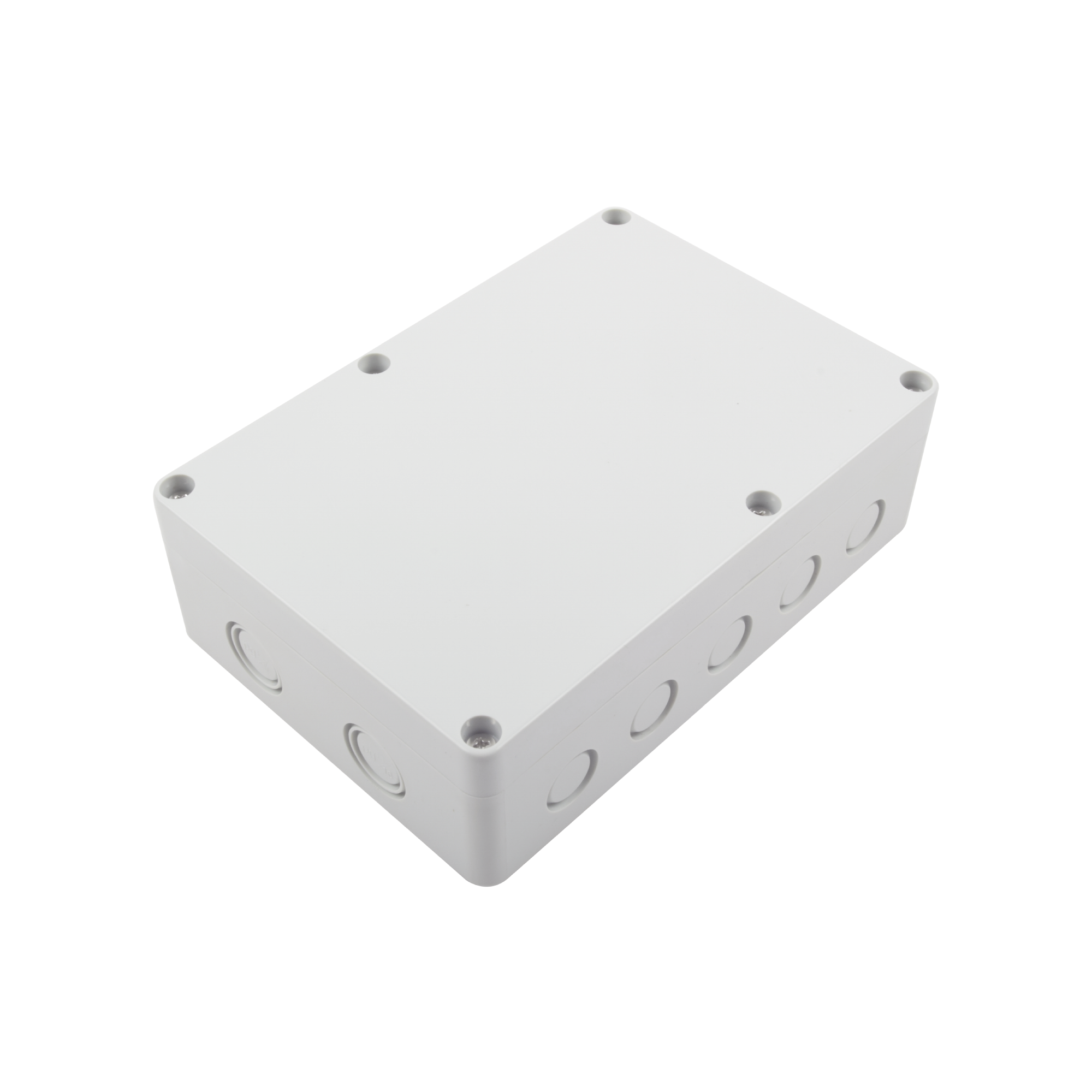 Gabinete Plástico para Exterior (IP65) de 180 x 125 x 57 mm Cierre por Tornillos.