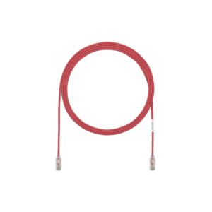 Cable de Parcheo TX6, UTP Cat6, Diámetro Reducido (28AWG), Color Rojo, 5ft