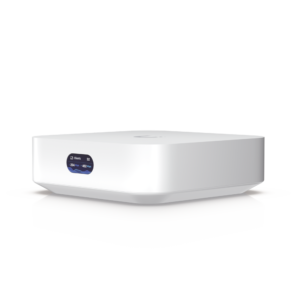 Router UniFi Ultra Express UX con WiFi 6, 1 puerto WAN GbE / 1 puerto GbE LAN. Administra hasta 4 dispositivos UniFi en modo  Gateway, o funciona como AP, hasta 50 clientes
