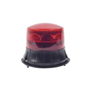 Burbuja LED giratoria color rojo, 9 LEDs, montaje permanente