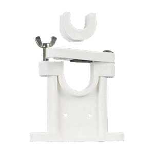 Soporte para antenas de 1 1/2 , 1 1/8 y 1 de diametro, utilizando el adaptador incluido.
