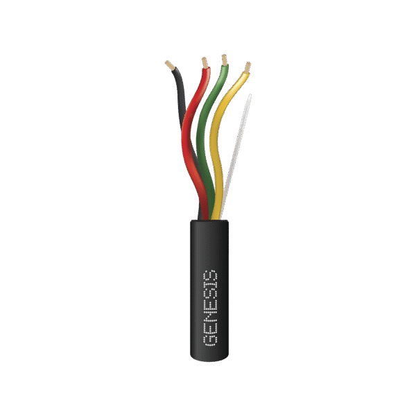 Bobina de Cable de 305m 4 x 14 AWG / Cable DIRECT BURIAL / Color Negro