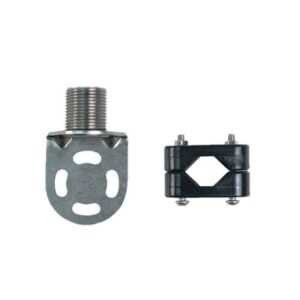 Soporte para antenas marinas con adaptadores de nailon para ajustarse a rieles cuadrados o redondos verticales u horizontales de 7/8?, 1? y 11?4?