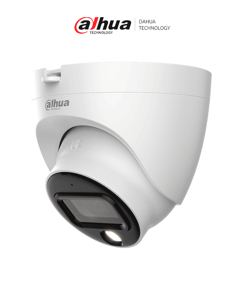 DAHUA DH-HAC-HDW1239TLQN-A-LED-0280B-S3 - Cámara Domo de 2 Megapixeles ofrece video Full Color con lente de 2.8 mm, WDR de 130 dB, visión de 107°, micrófono integrado, y 30 m de iluminación LED; IP67, fácil de instalar. #ProHDCVI #MCI1