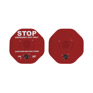 Alarma de puerta multifunción Exit Stopper® para una puerta con bocina remota