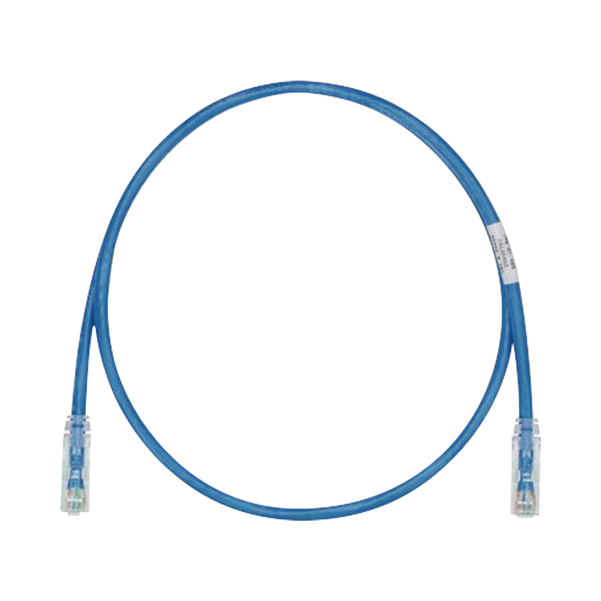 Cable de Parcheo TX6, UTP Cat6, 24 AWG, CM, Color Azul, 0.5 m.