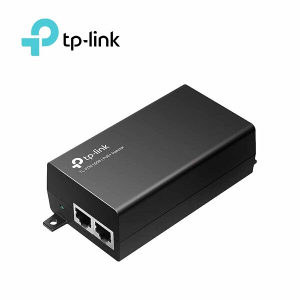 INYECTOR POE 802.3AF/AT TL-POE160S TP-LINK / 2 PUERTOS RJ45 10/100/1000MBPS / HASTA 100 METROS / AUTO MDI/MDIX / CONSUMO DE 30W
