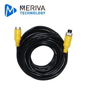 CABLE TIPO DIN DE AVIACIÓN 4 PINES SERIE ECO PARA DVRS MÓVILES MERIVA TECHNOLOGY MBCE110 10 METROS