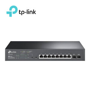 Tp-Link sg2210mp SWITCH POE JETSTREAM SDN ADMINISTRABLE TP-LINK SG2210MP / 8 PUERTOS POE AT/AF 150W 10/100/1000 MBPS + 2 PUERTOS PARA FIBRA ÓPTICA / MONTAJE EN RACK / CAPACIDAD DE CONMUTACIÓN 20 GBPS