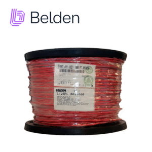 CABLE DE ALARMA CONTRA INCENDIOS BELDEN 5120FL 0021000 FORRO PVC ROJO CMR RISER-FPLR 2C/14AWG 2 CONDUCTORES CALIBRE 14 AWG SOLIDO BLINDADO 100% COBRE USO INTERIOR ESPECIAL PARA APLICACIONES ALARMA DE INCENDIO MONITORIZACIÓN / DETECCIÓN CIRCUITOS: AUDIO CONTROL INICIACIÓN NOTIFICACIÓN ENTORNO RUIDOSO BOBINA 1000 PIES 305 METROS