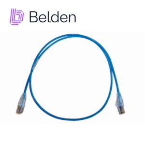 Belden c6d1106002 Patch Cord Diametro Reducido Utp Cat6+ Belden C6D1106002 / Interior / Azul / 4 Pares / 28 Awg / Forro Pvc / Cmr / 2 Pies 0.6 Metros