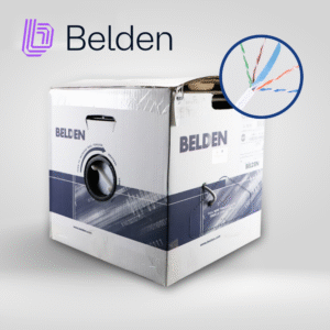 Belden 2412 009a1000 Cable Utp Cat6+ Belden 2412 009A1000 / Interior / Blanco / 350Mhz / 4 Pares / 23 Awg / Forro Pvc / Cmr / Certificable / Bobina En Caja / 1000 Pies 305 Metros