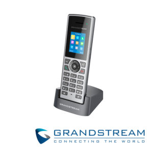 TELEFONO VOIP INALAMBRICO DECT GRANDSTREAM DP722 SE ENLAZA CON LA ESTACIONES BASE DP750/DP752 CON ALCANCE 350/50MTS EXTERIOR/INTERIOR PANTALLA LCD 1.8'' A COLOR HASTA 10 LINEAS INCLUYE ADAPTADOR MICRO-USB 5VDC BASE CLIP CINTURON Y 2 BATERIAS