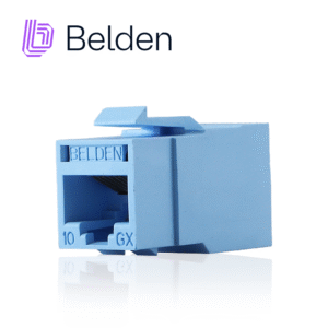 Belden rvamjkutb-s1 Conector Modular Jack Rj45 Cat6A Belden Rvamjkutb-S1 / Revconnect / Interior / Azul Claro / Pieza