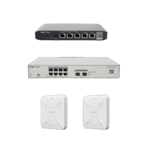 Solución Completa de Red para hasta 100 Clientes y hasta 2 servicios de Internet., Ideal para Iniciar un Proyecto de Hotelería u Oficina