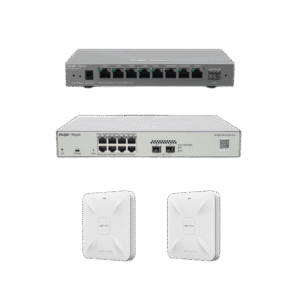 Solución Completa de Red para hasta 200 Clientes y hasta 4 servicios de Internet., Ideal para Iniciar un Proyecto de Hotelería u Oficina