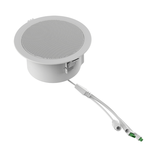 Altavoz de techo para voceo y paging, 2 líneas SIP, potencia de hasta 10W,  alimentación vía PoE